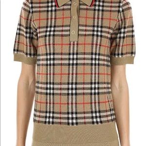 Burberry Paid Chatterton Wool Sweater Size XS